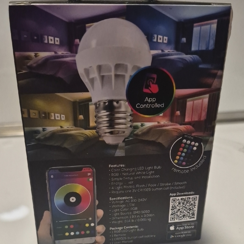 Vibe LED Smart Light Bulb - Multicolor - Picture 3 of 4